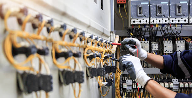 Professional Electrician technician working in North Great River, NY